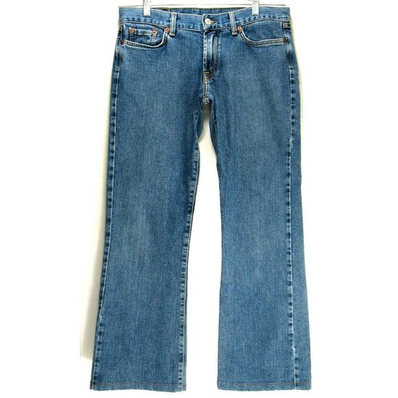 Lucky Brand Vintage Mid Rise Flare 31 x 28 Mid Rise Stretch Sz 10 (tag) - Picture 2 of 7